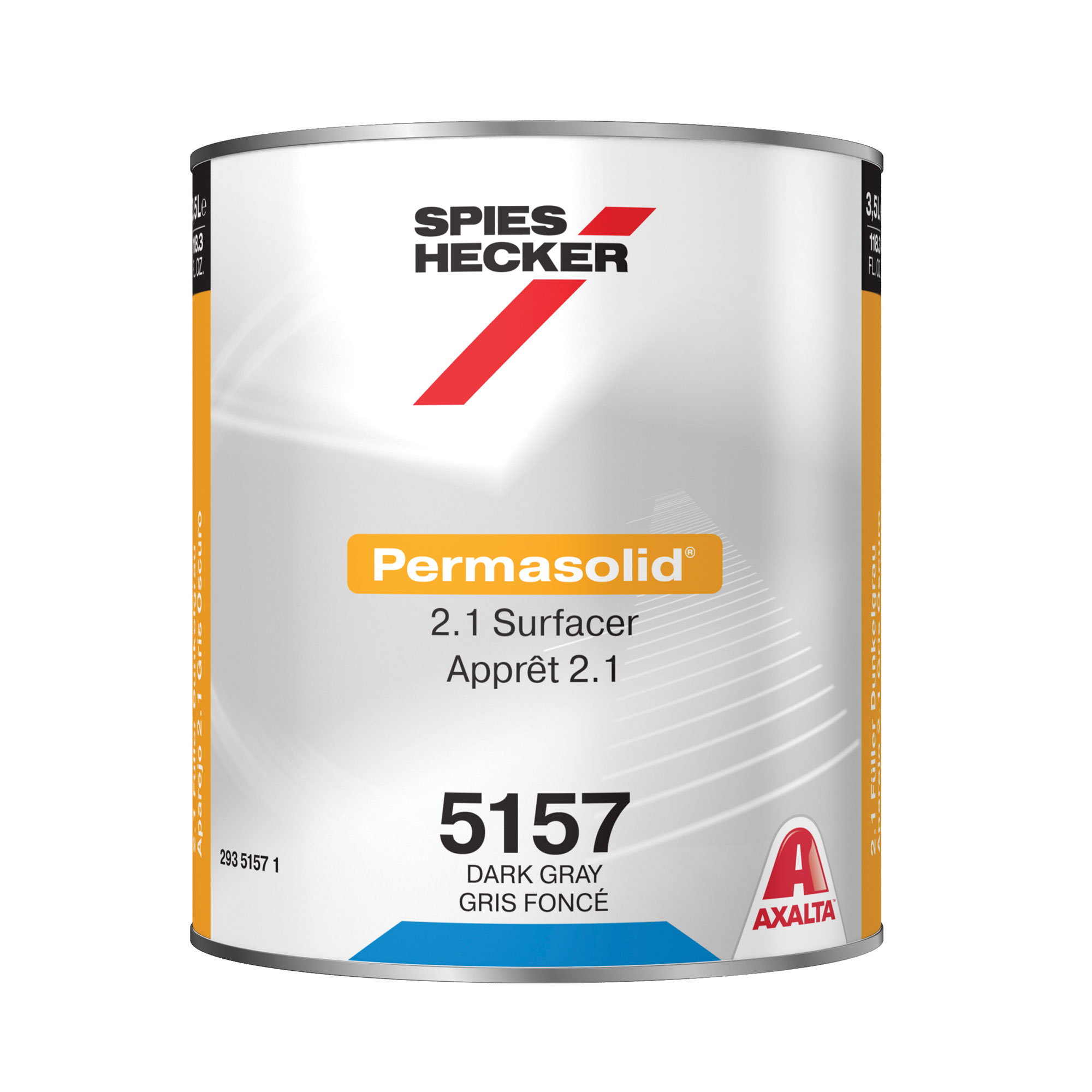 DealerShop - Permasolid 2.1 Sufacer 5157 White 3.5L - 29351570