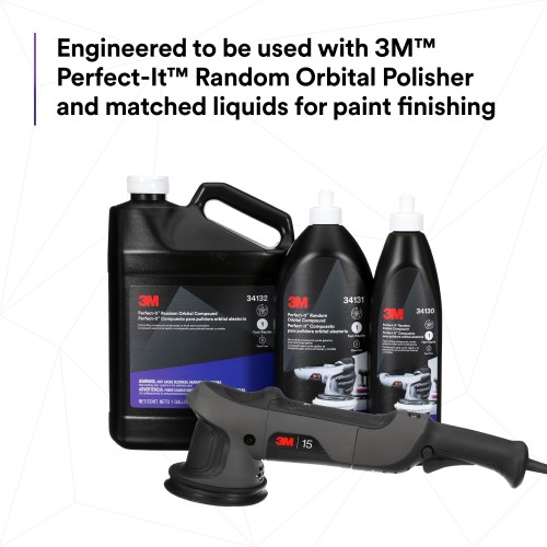 3M Perfect-It Random Orbital Polisher 34100, 15 mm, 120V, 60 Hz, Plug A