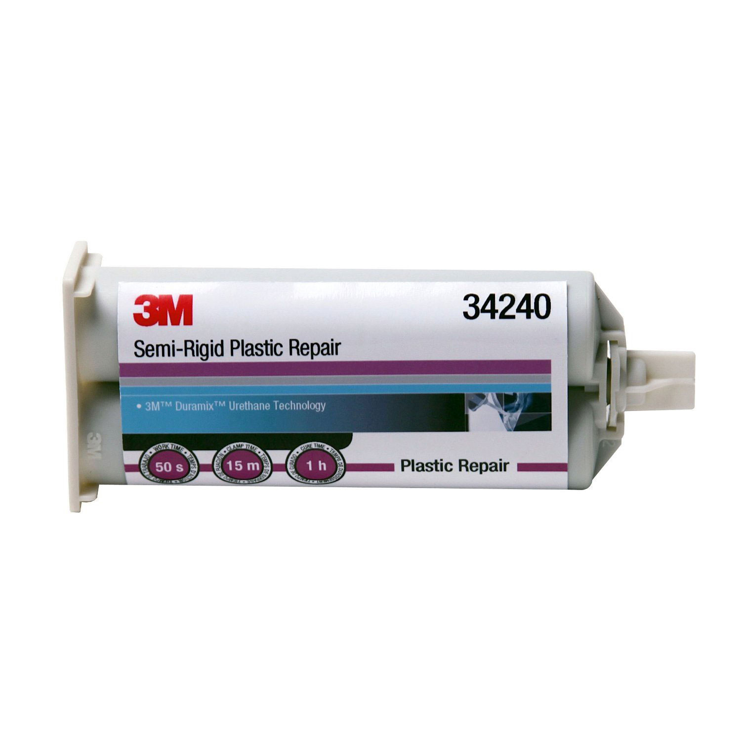 DealerShop - 3M Semi-Rigid Plastic Repair 47.3mL Cartridge - 34240 -  Adhesives and Seam Sealers - Automotive Seam Sealers & Sealer Tape -  DealerShop USA