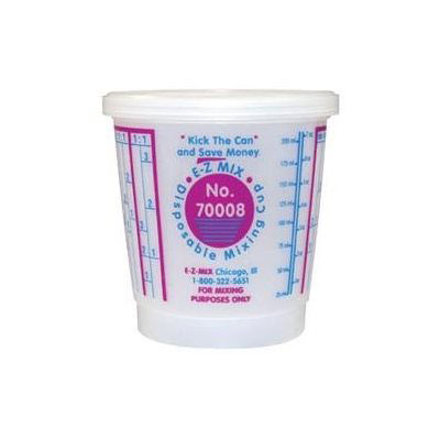 Multi-Mix Disposable Mixing Cups and Lids - Bulldog Abrasives