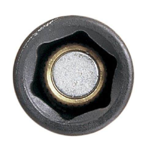 Grey Pneumatic SOC 8MM 1/4D IMP MAG 6PT BLK