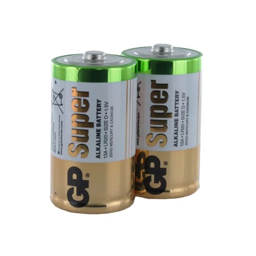 DealerShop - GP Alkaline D Industrial Battery, 1.5V, 120/PKG - GP-13A -  Regular - DealerShop - Regular
