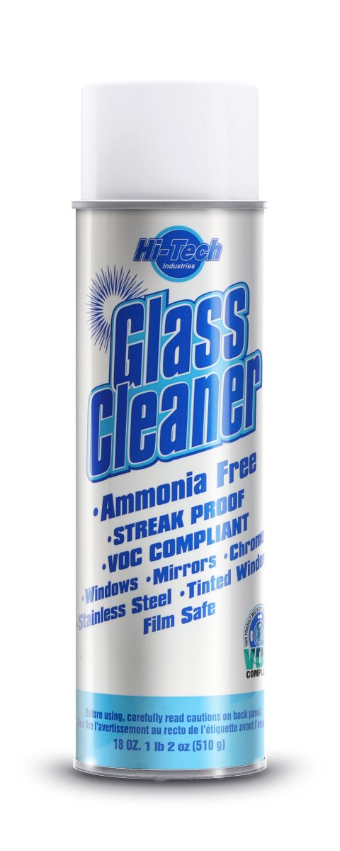 DealerShop - Hi-Tech Glass Cleaner Non-Ammonia 18oz - HT-18012