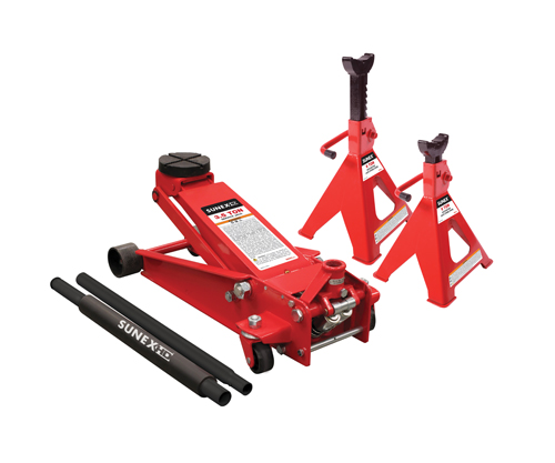 DealerShop - Sunex Tools SU66037 + SU 1006 (3.5 Ton Jack + 6 Ton S ...