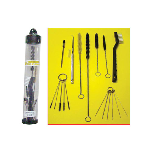 DealerShop - Uni-Ram Spray Gun Cleaning, 18 pc/ set, Item # UNKIT-GCTOOLS -  UNKIT-GCTOOLS - Paint Gun Cleaning Kits - DealerShop - Paint Gun Cleaning  Kits
