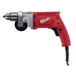 Milwaukee 0299-20 1/2 inch Magnum Electric Drill in action, illustrating its compact yet powerful design.