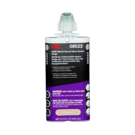 3M 08522 OEM Match Epoxy Seam Sealer, Beige, 200 mL Cartridge