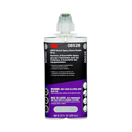 3M 08526 OEM Match Epoxy Seam Sealer, Gray, 200 mL Cartridge