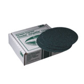 3M Green Corps 00521 255U Series Abrasive Sanding Discs, 8 in Dia, 80 Grit, Hook and Loop, Green, 25 Discs