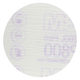 3M 00910 260L Series Abrasive Sanding Discs, 3 in Dia, 800 Grit, Hook and Loop, White, 50 Discs