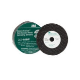 3M Green Corps 01991 Weld Grinding Wheels, 3 in x 3/16 in, 3/8 in Center Hole, Aluminum Oxide Abrasive, 5-Pack