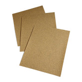 3M 02115 346U Series Sandpaper Sheets, 9 in W x 11 in L, 80 Grit, Aluminum Oxide Abrasive, Gold, Dry, 50 sheets