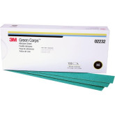3M Green Corps Stikit Abrasive Sheets, 02232, 2 3/4 in x 16 1/2 in, 36 grade, Coarse Grade, 100 sheets