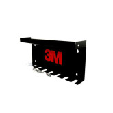 3M 02530 Shop Rack, Black, use with 200 and 400 mL Syringes/Adhesive Cartridges and Applicators