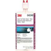 3M Super Fast Repair Adhesive, 04248, Viscous Liquid, Clear/Black, 200 mL Dual Syringe Cartridge