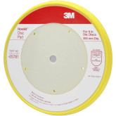 3M 05781 Dust Free Disc Pad, 8 in Dia, 5 Holes, Hook and Loop Attachment