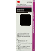3M 05888 Flexible Bumper Patch Kit, Black, 4 in x 8 in, Reinforcement Repair, 6 Patches and Adhesion Promoters