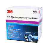 3M 06293 Soft Edge Foam Masking Tape, 49 m L x 21 mm W