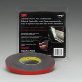 3M Automotive Acrylic Plus Attachment Tape 06382, Black, 1.12 mm, 1/2 in x 20 yd