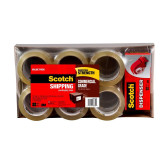 3M Scotch 06635 Commercial Grade Shipping Packaging Tape 3750-12-DP3, 1.88 in x 54.6 yd (48 mm x 50 m), 12 rolls with Dispenser