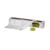 3M 06728 Premium Plastic Sheeting with 233+ Masking Tape 36 mm, 16 ft. x 350 ft.