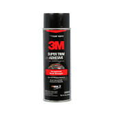 3M 08090 Spray Trim Adhesive, 19 fl-oz Aerosol Can, Liquid, Pale Yellow, 10 to 15 min Application, 5 min Curing