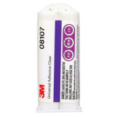 3M 08107 2-Part Universal Adhesive, Thin Syrup, Slight Yellow Clear, 1 hr Curing, 1.6 oz Dual Syringe Cartridge