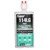 Fusor 114LG Plastic Finishing Adhesive (Fast), 2-Part Epoxy, 7.1 oz (210 mL)