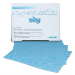 Eagle Abrasives 191-1508 Super Assilex Sheets, Sky K-600, 170 mm x 130 mm, Box of 25