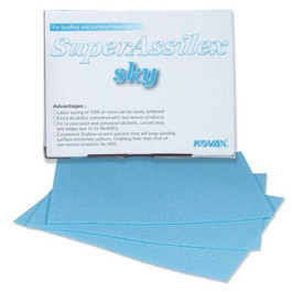 Eagle Abrasives 191-1509 Super Assilex Sheets, Lemon K-800, 170 mm x 130 mm, Box of 25