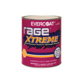 EVERCOAT Rage XTREME 100120 High Performance Premium Lightweight Body Filler, 1 gal Can, White, Paste