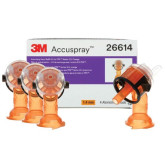 3M Accuspray Paint Spray Gun Nozzle Refills, 26614, Orange, 1.4 mm, for PPS 2.0 Spray Gun System, 4 Pack