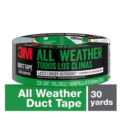 3M All Weather Duct Tape 2525, 1.88 in x 25 yd (48 mm x 22.8 m)