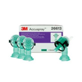 3M 26613 Accuspray Paint Spray Gun Nozzle Refills for PPS 2.0, 1.3 mm, Green, Use with PPS 2.0 Spray Gun System, 4 Pack