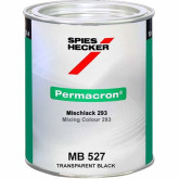 Spies Hecker Permacron Mixing 293 Transaprent Black MB527, 1 Liter, Item # 29105277