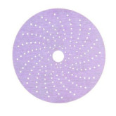 3M 30761 334U Series 6" Multi-Hole Purple Clean Sanding Discs, 600 Grit, Hook and Loop, 50 Discs