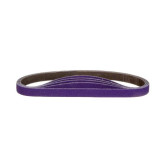 3M Cubitron II 33445 Sanding Belts, 1/2 in W x 18 in L, 60 Grit, Purple, 10 belts per carton