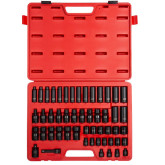 Sunex 3351 3/8" Drive Metric Impact Socket Set, 51-Piece Standard, Deep, and Universal Sockets