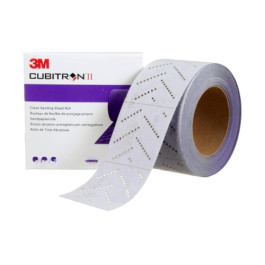 3M 34451 Cubitron II Hookit Clean Sanding Sheet Roll, 70 mm x 12 m, 500+ Grit