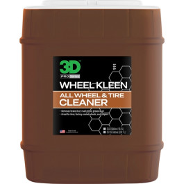 3D Car Care 111G05 Wheel Kleen High-Foaming Wheel and Tire Cleaner, 1:4 Con