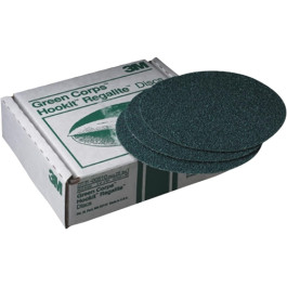 3M 0516 Green Corps Hookit Regalite Disc, 36E, 6", Box of 25