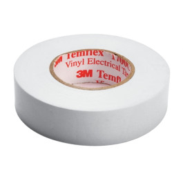 Scotch 10828 35 Series Professional Grade Color Coding Electrical Tape, 66 ft x 3/4 in, 7 mil THK, White