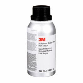 3M 14284 All Purpose Sealant Primer P591, Black, 250 mL Bottle