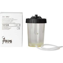 3M 16124 PPS Type H/O Pressure Cup and Collar, Large, 850 mL, 28 fl oz