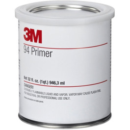 3M 23929 Tape Primer 94, Light Yellow, 1 Quart Can, Adhesion Promoter for VHB Tapes