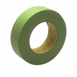 3M 26338 Scotch Performance Masking Tape 233+, 36 mm x 55 m (1-1/2 inch x 60 yd), Green