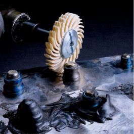 3M 30098 Scotch-Brite SS-ZB Radial Bristle Disc, 3 inch OD, 3/8 inch Center Hole, 20000 Max RPM