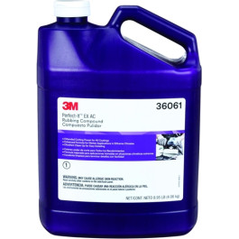 3M 36061 Perfect-It EX AC Rubbing Compound, 1 Gallon (8.95 lb), Fast Cutting, Fine Finishing