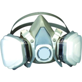 3M 7193 Half Facepiece Disposable Respirator Assembly, Organic Vapor/P95, Large (53P71)
