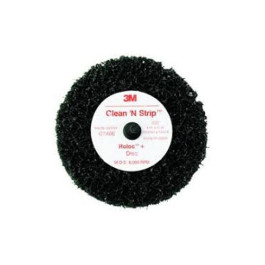 3M 07466 Scotch-Brite Roloc + Clean and Strip Disc, 4 Inch x 1/2 Inch, S XCS Extra Coarse